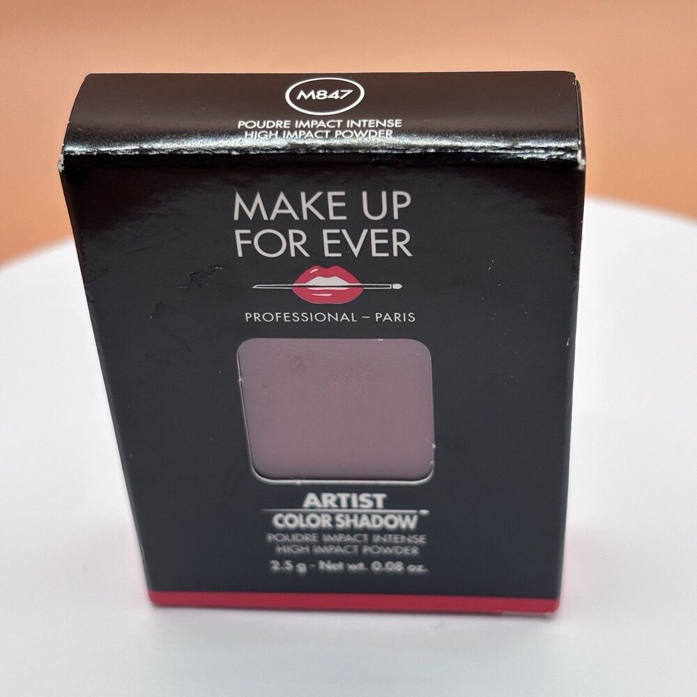 Make Up For Ever Artist Shadow High Impact Powder Refill M847 Burgundy Rare Find